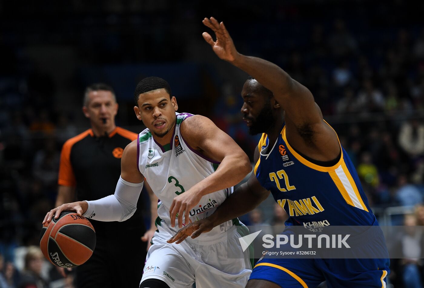 Basketball. Euroleague. Khimki vs. Unicaja