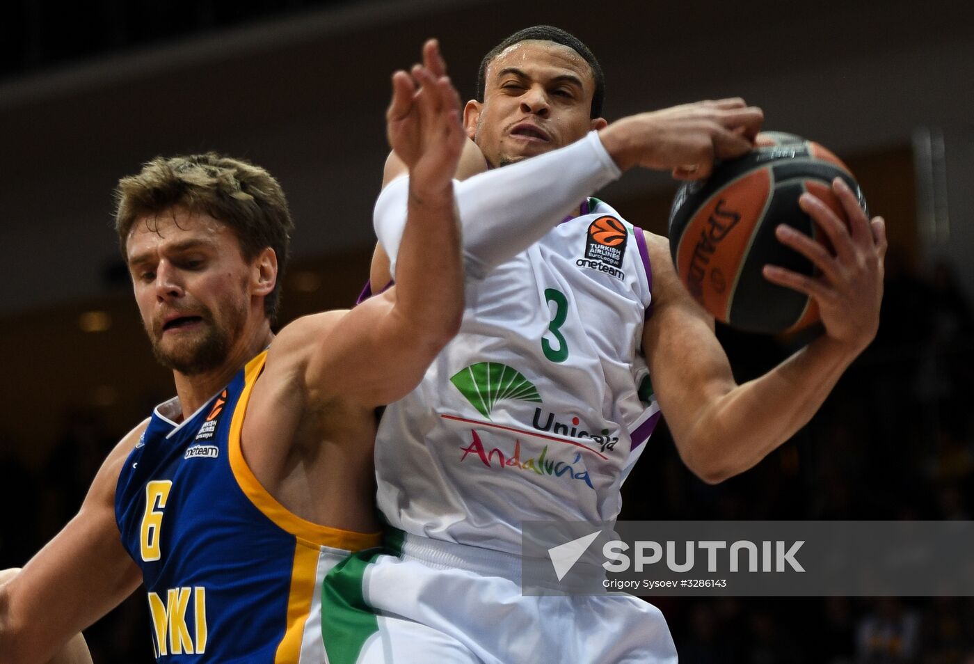 Basketball. Euroleague. Khimki vs. Unicaja