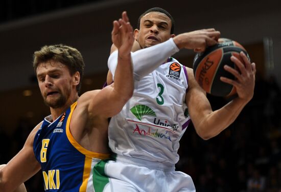 Basketball. Euroleague. Khimki vs. Unicaja