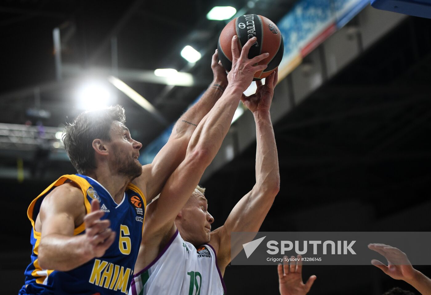 Basketball. Euroleague. Khimki vs. Unicaja