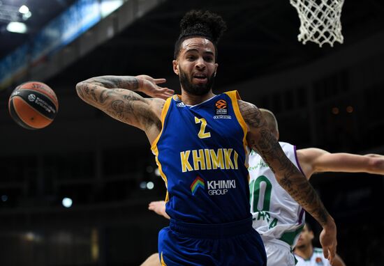 Basketball. Euroleague. Khimki vs. Unicaja