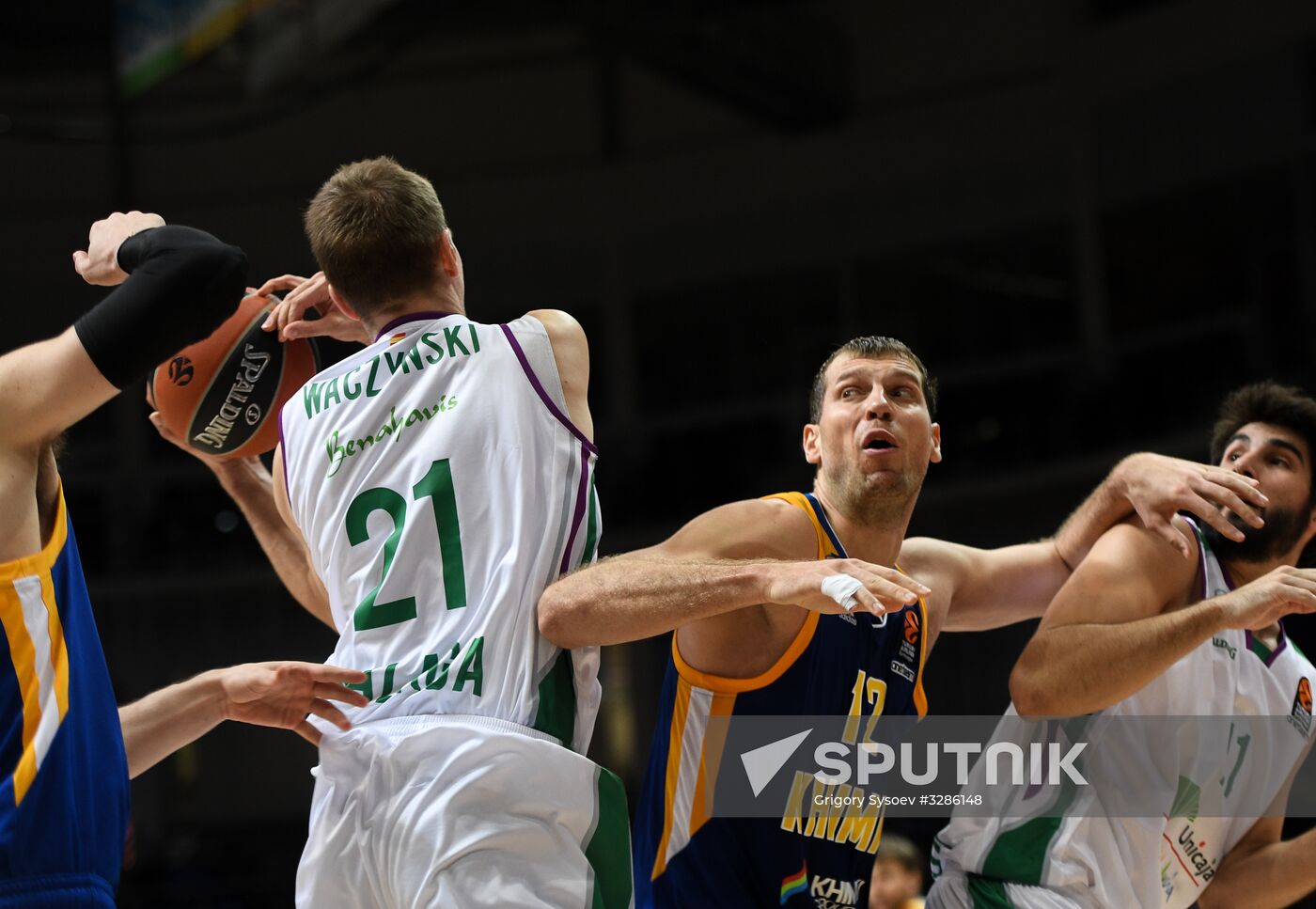 Basketball. Euroleague. Khimki vs. Unicaja