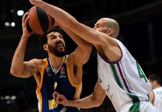 Basketball. Euroleague. Khimki vs. Unicaja