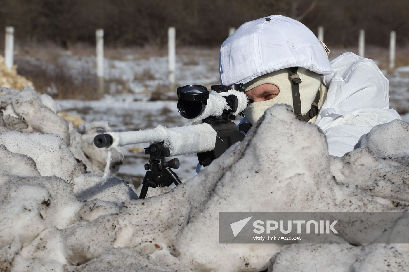 Snipers hold drill in Stavropol Territory