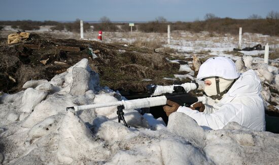 Snipers hold drill in Stavropol Territory