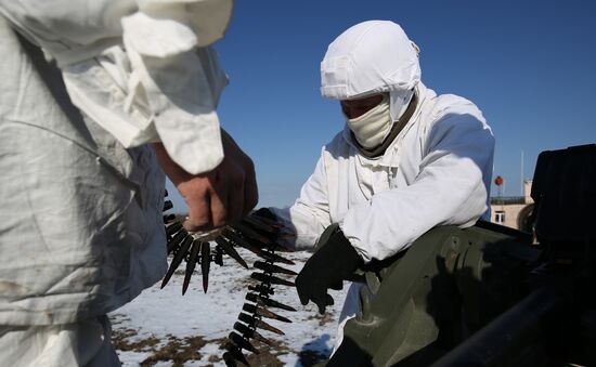 Snipers hold drill in Stavropol Territory