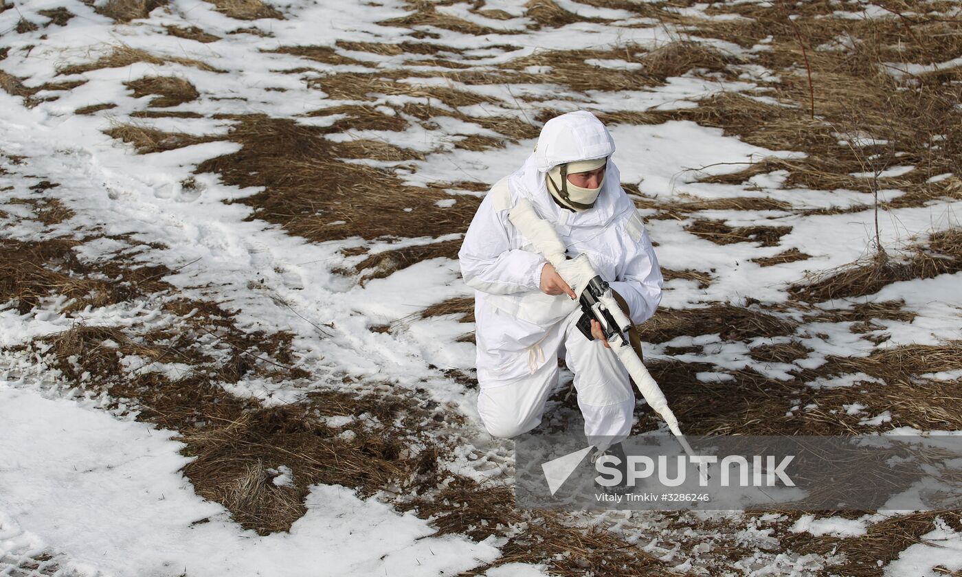 Snipers hold drill in Stavropol Territory