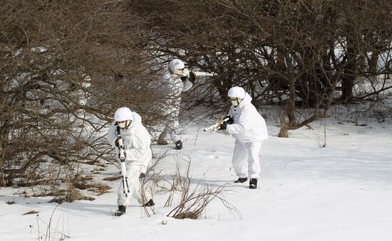Snipers hold drill in Stavropol Territory
