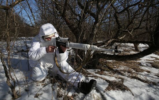 Snipers hold drill in Stavropol Territory