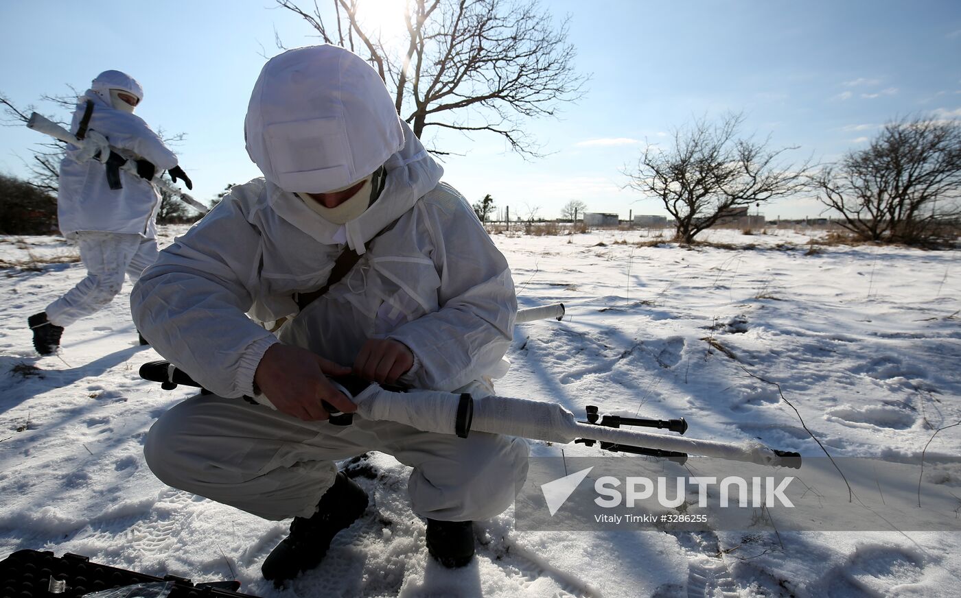 Snipers hold drill in Stavropol Territory