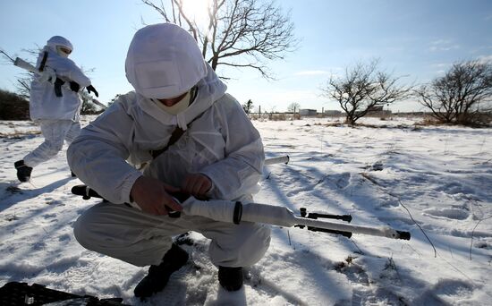 Snipers hold drill in Stavropol Territory