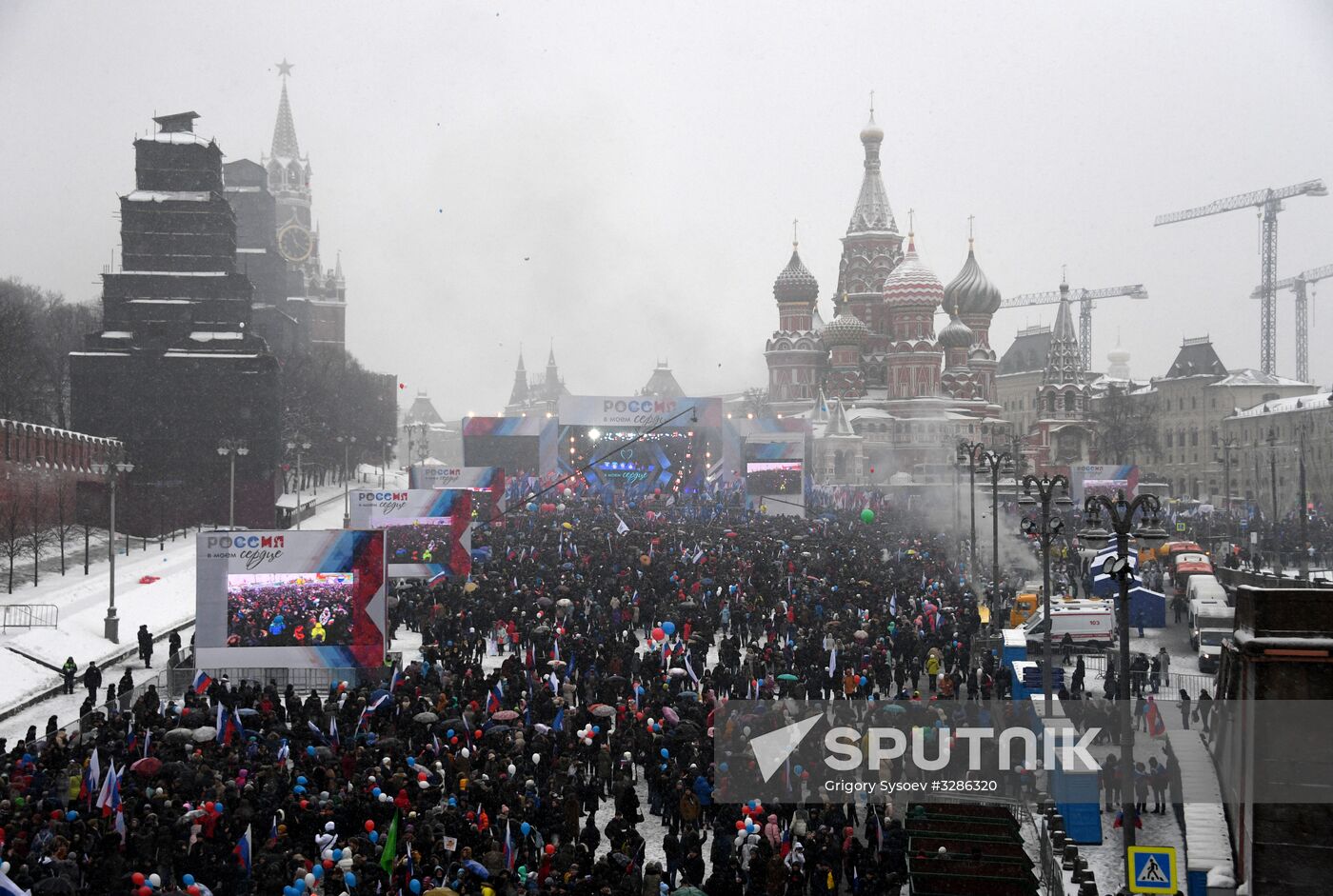 'Russia is in my heart!' rally and concert in Moscow