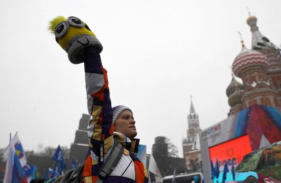 'Russia is in my heart!' rally and concert in Moscow