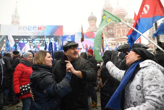 'Russia is in my heart!' rally and concert in Moscow