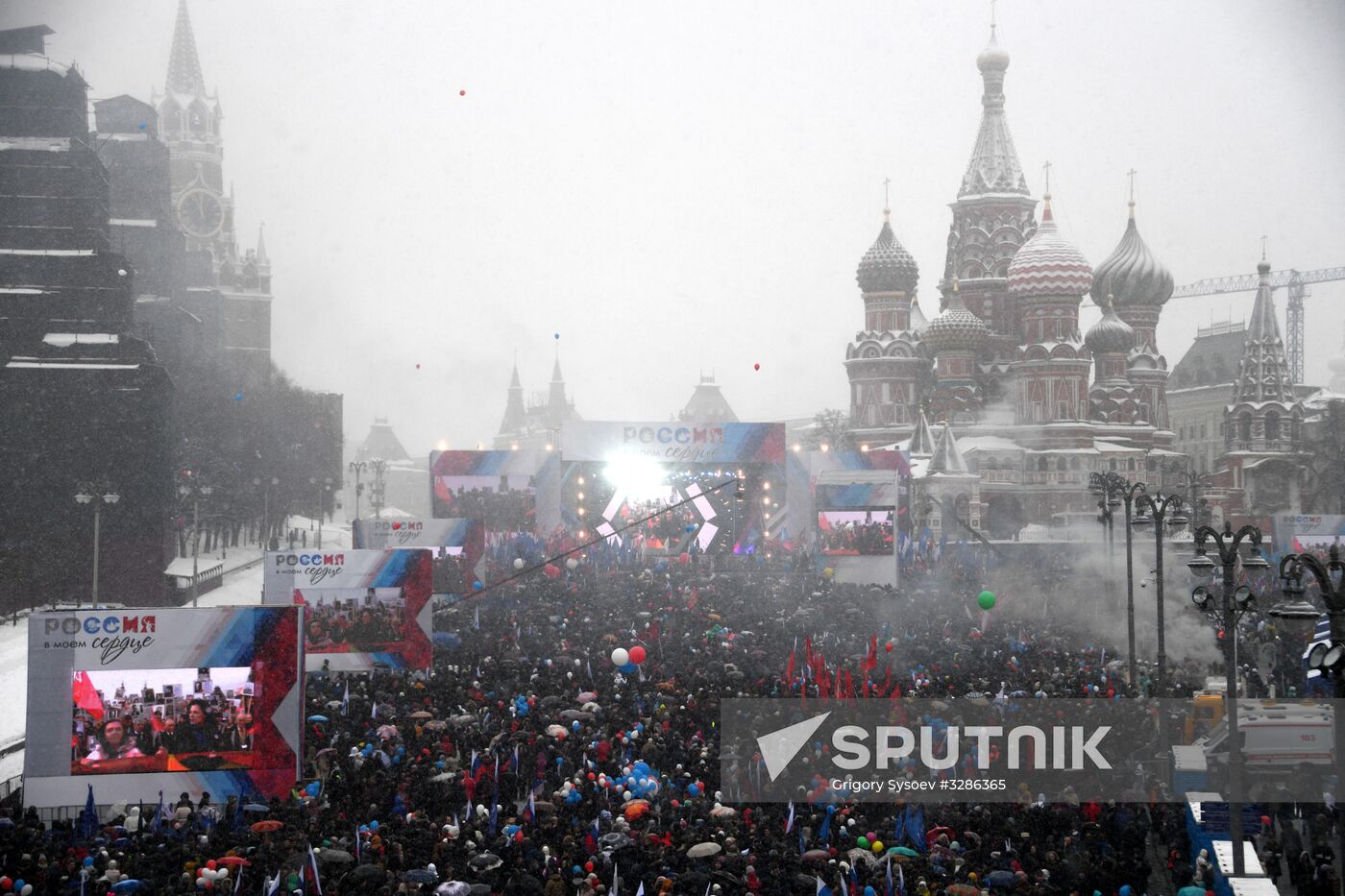 'Russia is in my heart!' rally and concert in Moscow