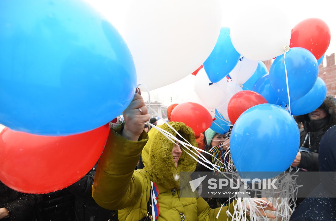 'Russia is in my heart!' rally and concert in Moscow