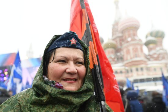 'Russia is in my heart!' rally and concert in Moscow