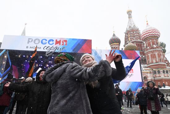 'Russia is in my heart!' rally and concert in Moscow