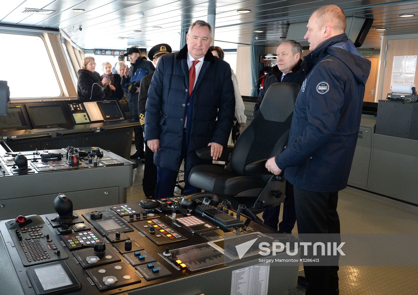 Naming ceremony for Yevgeny Primakov vessel in St. Petersburg