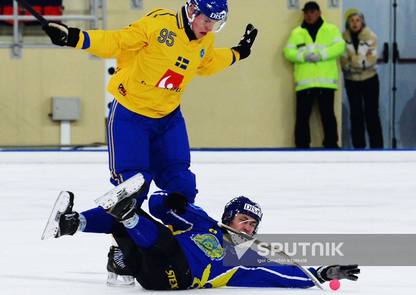 Bandy World Championship. Sweden vs. Kazakhstan
