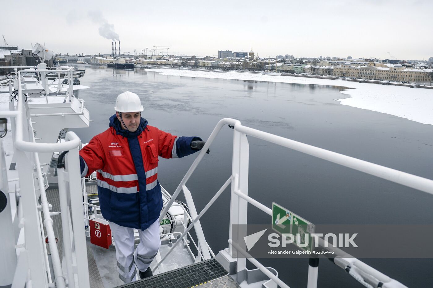 Naming ceremony for Yevgeny Primakov vessel in St. Petersburg