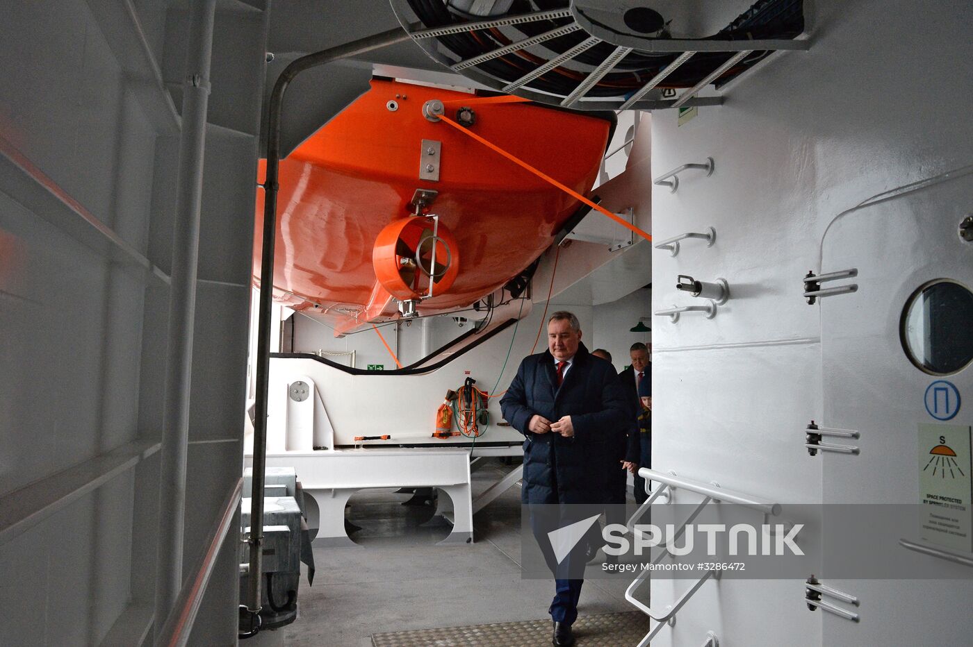 Naming ceremony for Yevgeny Primakov vessel in St. Petersburg