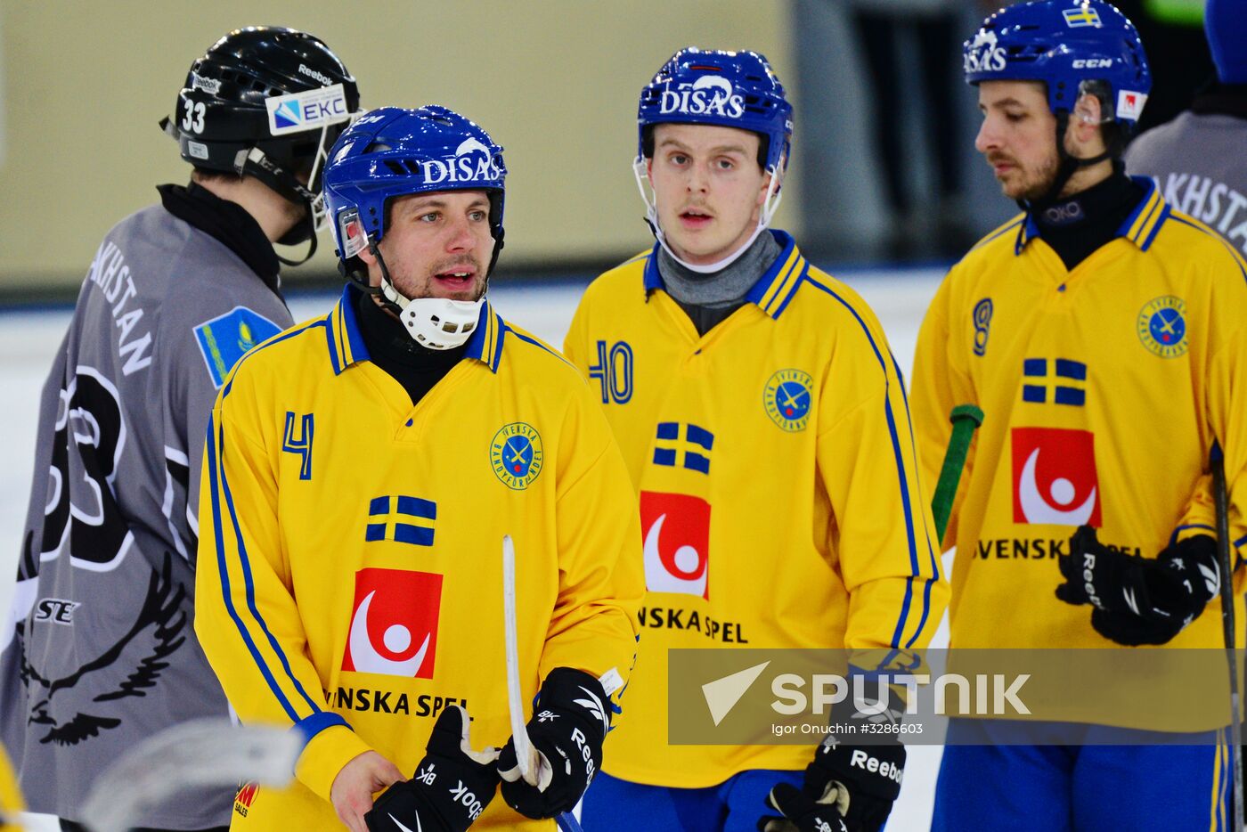 Bandy World Championship. Sweden vs. Kazakhstan