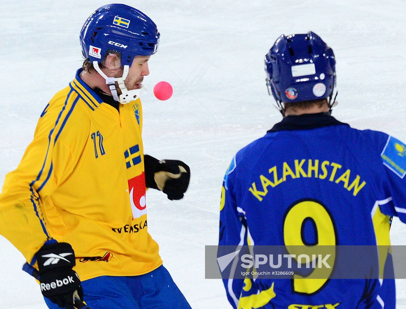 Bandy World Championship. Sweden vs. Kazakhstan
