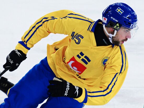 Bandy World Championship. Sweden vs. Kazakhstan
