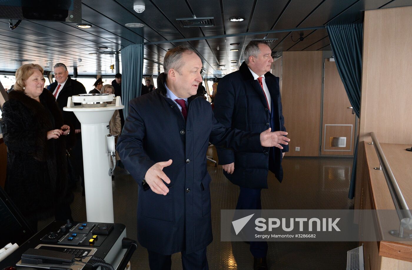 Naming ceremony for Yevgeny Primakov vessel in St. Petersburg