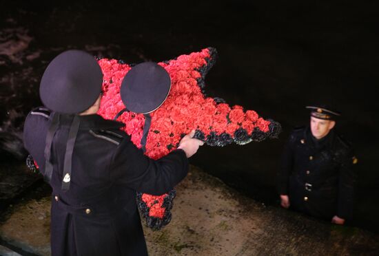 Beskozyrka (Peakless Cap) Russian nationwide military-patriotic event in Novorossiysk