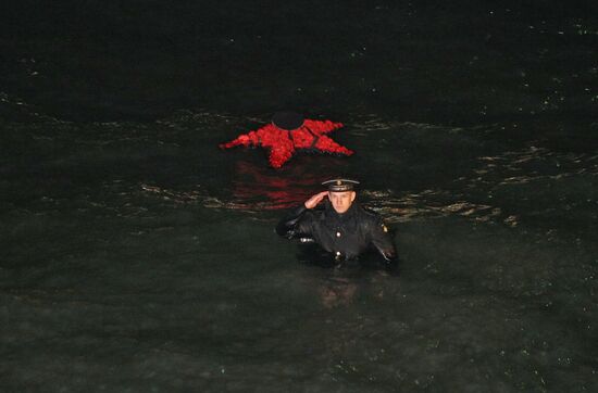 Beskozyrka (Peakless Cap) Russian nationwide military-patriotic event in Novorossiysk