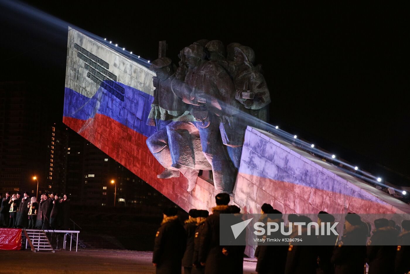 Beskozyrka (Peakless Cap) Russian nationwide military-patriotic event in Novorossiysk