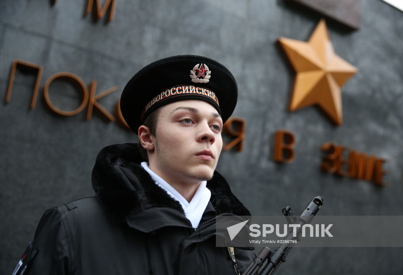 Beskozyrka (Peakless Cap) Russian nationwide military-patriotic event in Novorossiysk