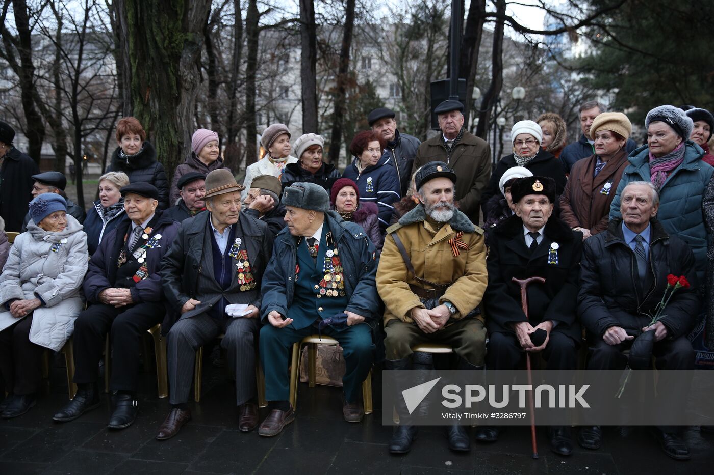 Beskozyrka (Peakless Cap) Russian nationwide military-patriotic event in Novorossiysk