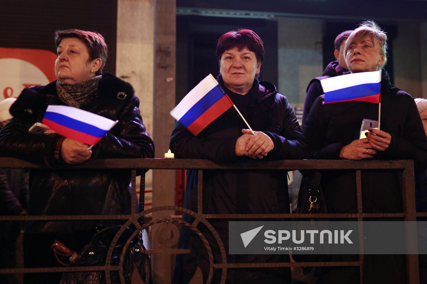 Beskozyrka (Peakless Cap) Russian nationwide military-patriotic event in Novorossiysk