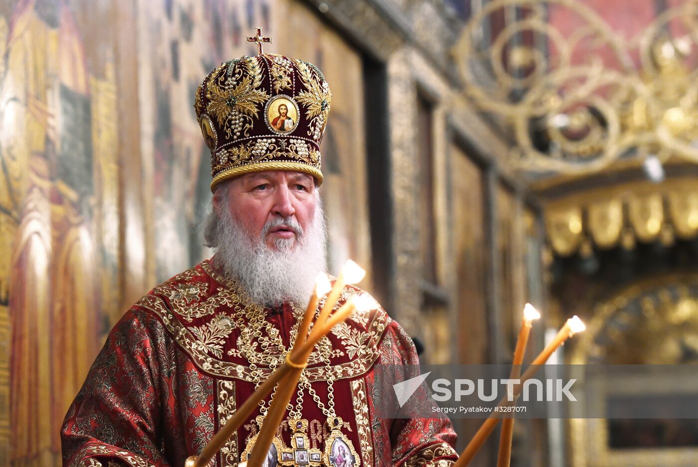 Patriarch Kirill of Moscow and All Russia carries out farewell service for Russian Olympic national team