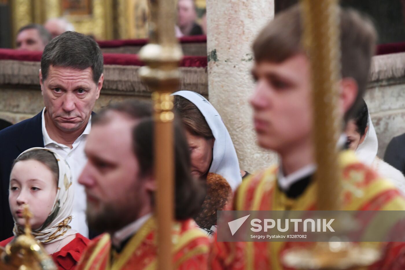 Patriarch Kirill of Moscow and All Russia carries out farewell service for Russian Olympic national team