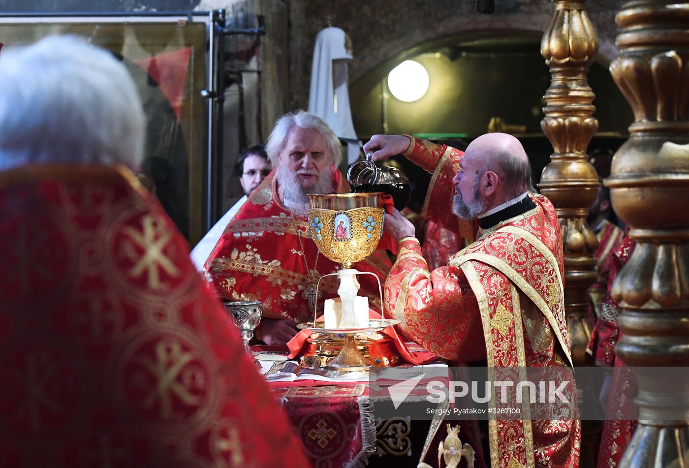 Patriarch Kirill of Moscow and All Russia carries out farewell service for Russian Olympic national team