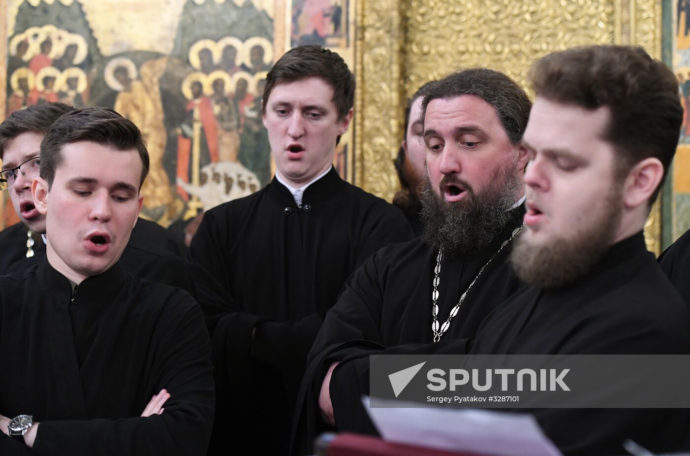 Patriarch Kirill of Moscow and All Russia carries out farewell service for Russian Olympic national team