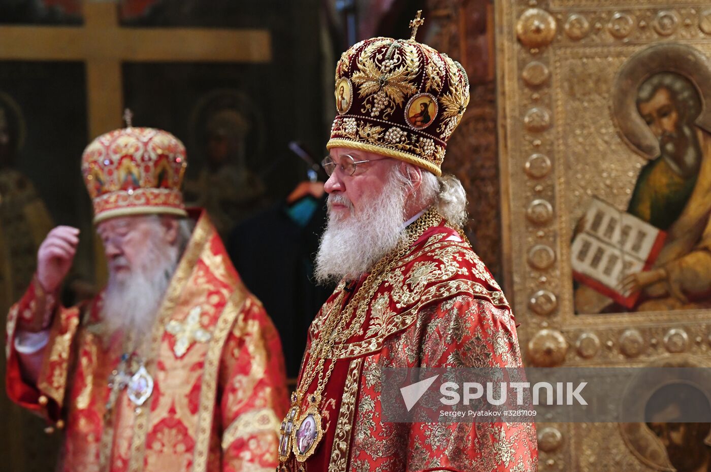 Patriarch Kirill of Moscow and All Russia carries out farewell service for Russian Olympic national team