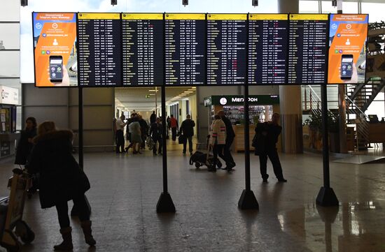 Flight delays in Sheremetyevo Airport