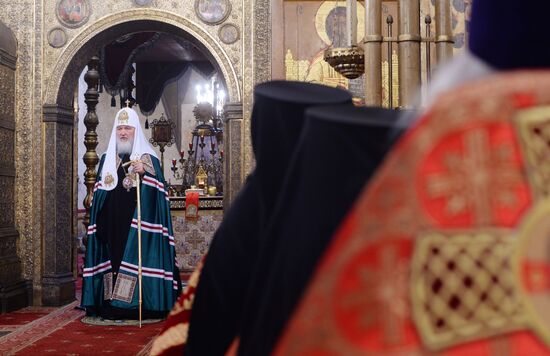 Patriarch Kirill of Moscow and All Russia carries out farewell service for Russian Olympic national team