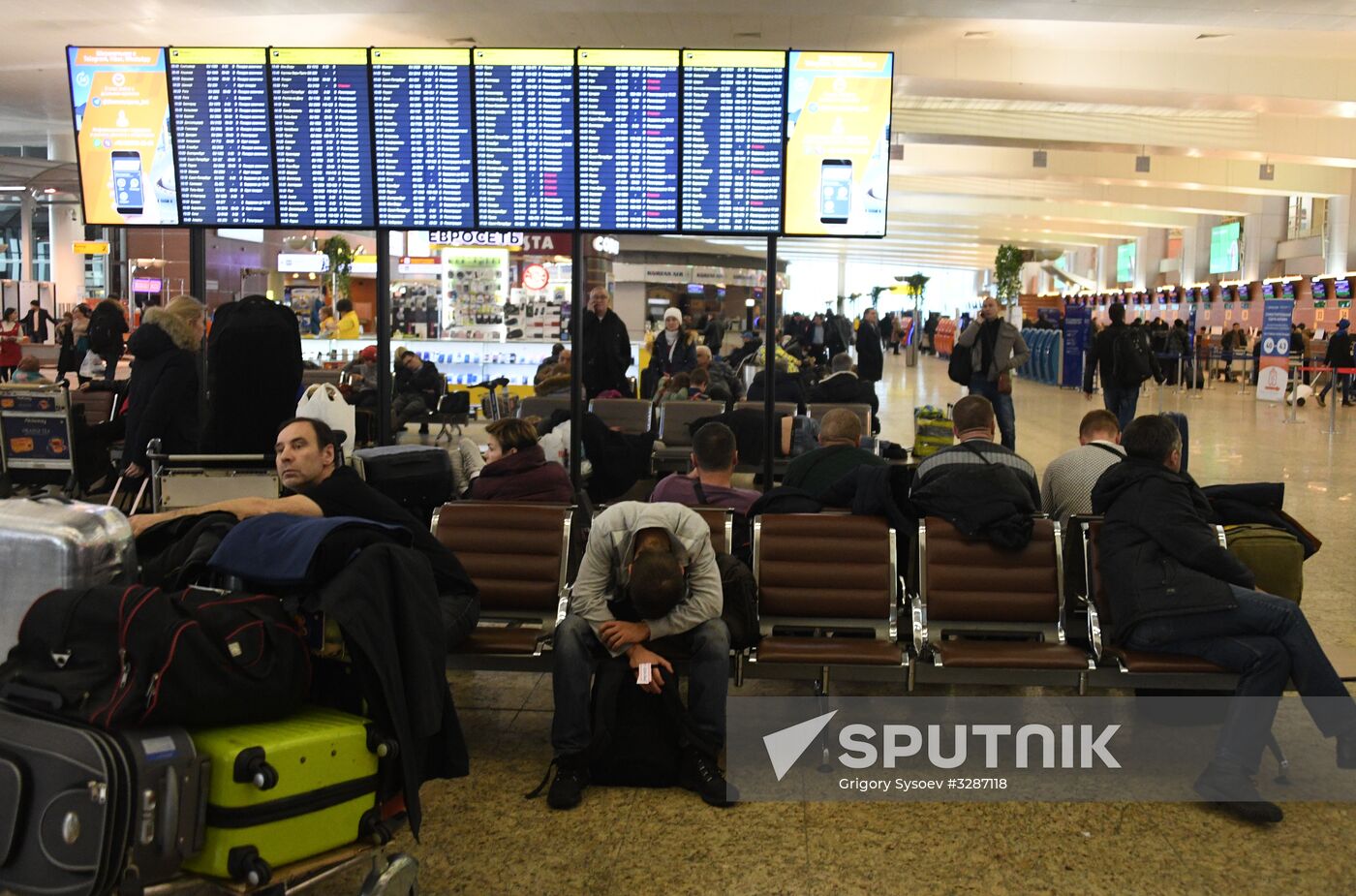 Flight delays in Sheremetyevo Airport