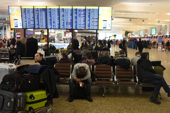 Flight delays in Sheremetyevo Airport