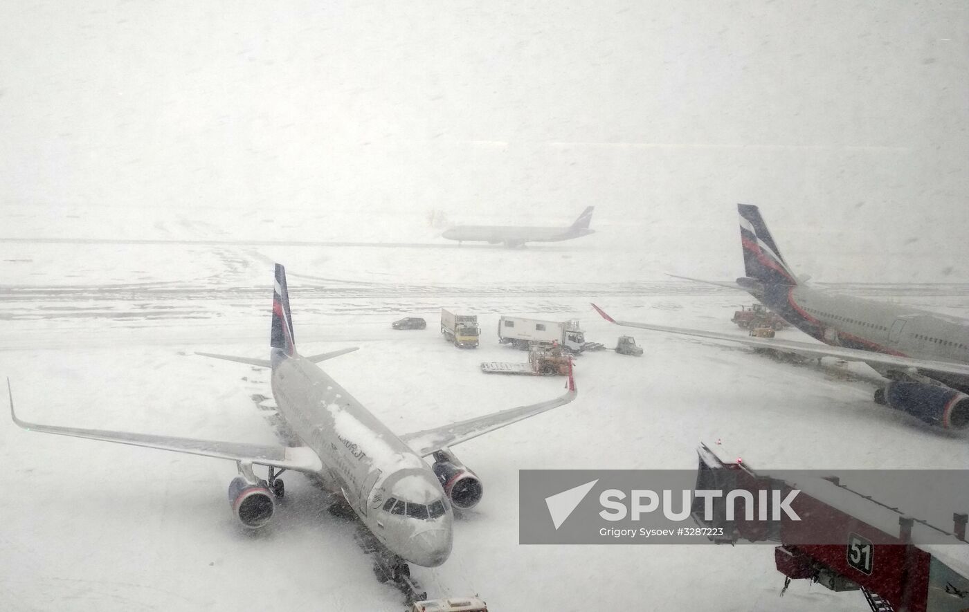 Flight delays in Sheremetyevo Airport