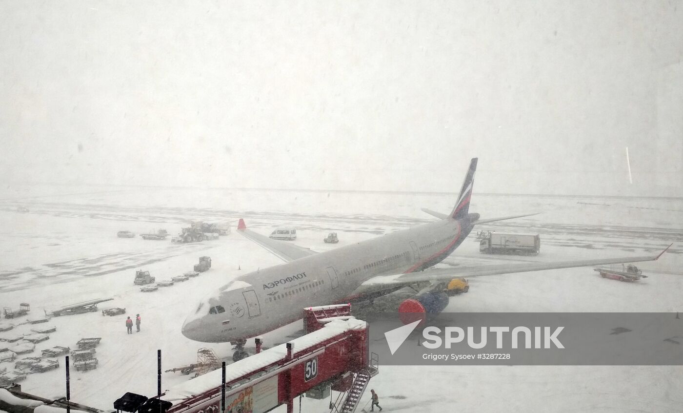 Flight delays in Sheremetyevo Airport