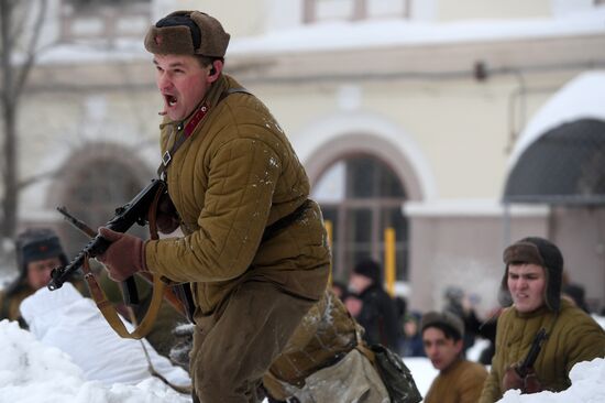 Historical reenactment to mark 75th anniversary of Voronezh's liberation from Nazi-Fascist invaders