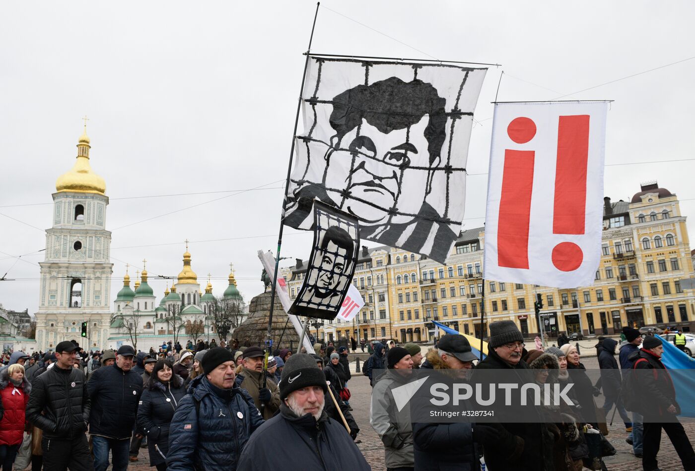 Mikheil Saakashvili supporters stage rally in Kiev