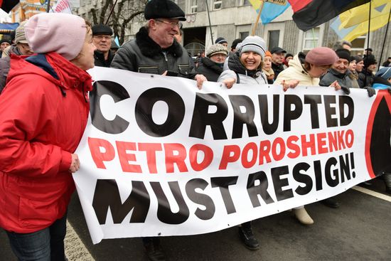 Mikheil Saakashvili supporters stage rally in Kiev